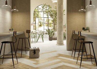 carrelage Italie imitation parquet deck à saint mitre les remparts