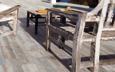 DALLES DE CARRELAGE ASPECT BOIS VIEILLI