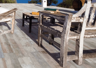 carrelage bois vieilli gris