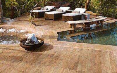 CARRELAGE EXTERIEUR FACON BOIS EXOTIQUE