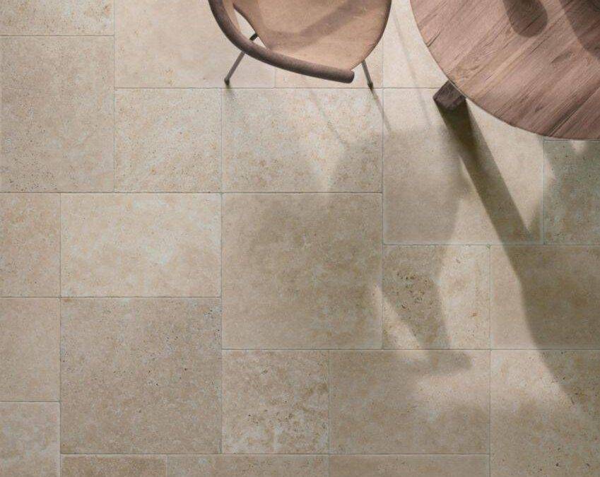 CARRELAGE IMITATION TRAVERTIN