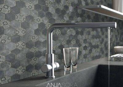 MOSAIQUE cuisine gris