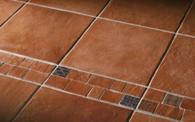 CARRELAGE EN GRÉS IMITATION TERRE CUITE