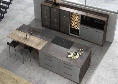 cuisine bois sur mesure st mitre 13920